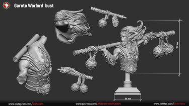 Garoto Warlord Bust